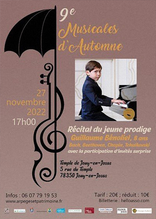 Affiche de '9e Musicales d’Automne'